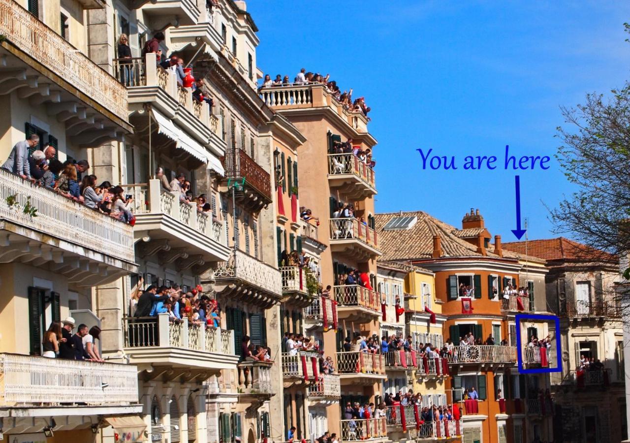 Ideally Situated Corfu Old Town Apartment Exterior foto